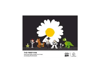 PEACEMINUSONE x Toy Story THE FIRST FAN Poster A3 10 "Black" / G-DRAGON