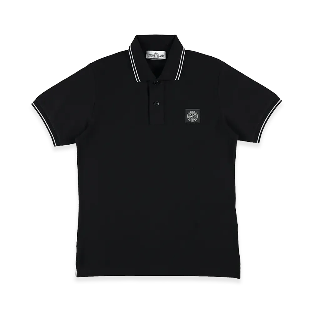 Stone Island Kids Polos "Black"