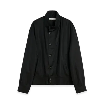 OUR LEGACY Mock Bomber "Draping Black Lyocell"
