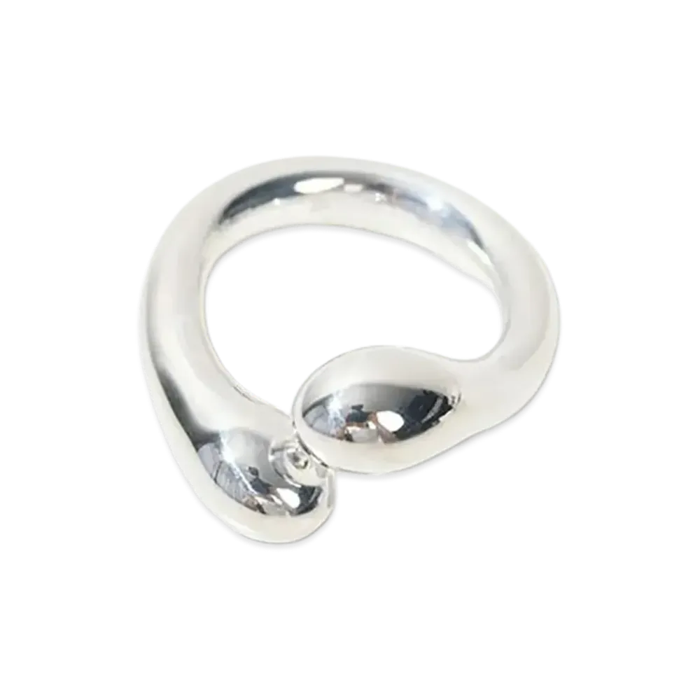Jil Sander Women's Anello Ring "Silver"