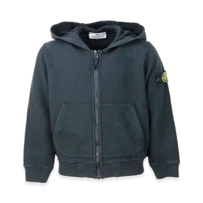 Stone Island Kids Cotton Sweatshirt "Black"