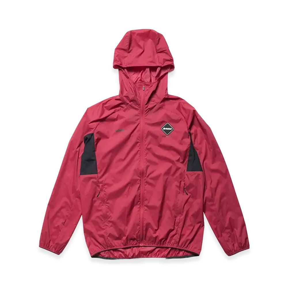 F.C.Real Bristol Light Weight Breathable Packable Hoodie "Red"