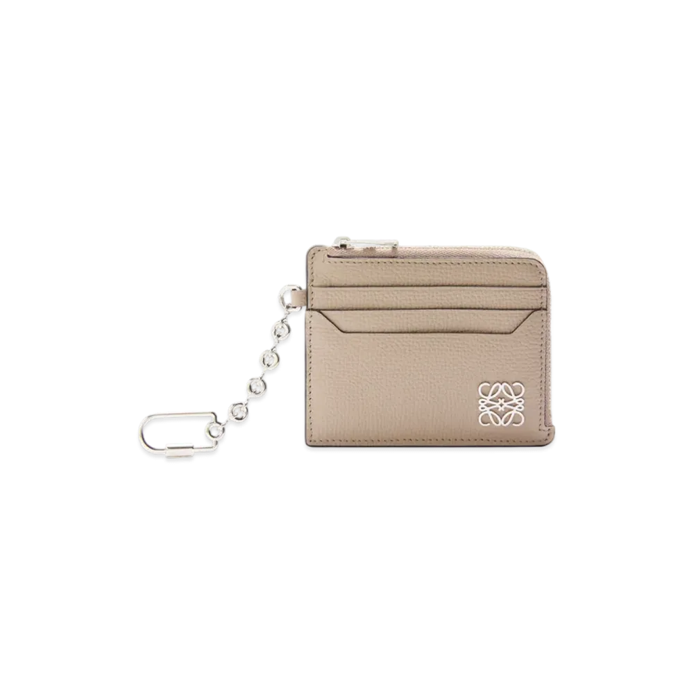 LOEWE Anagram Square Coin Card Holder "Sand"