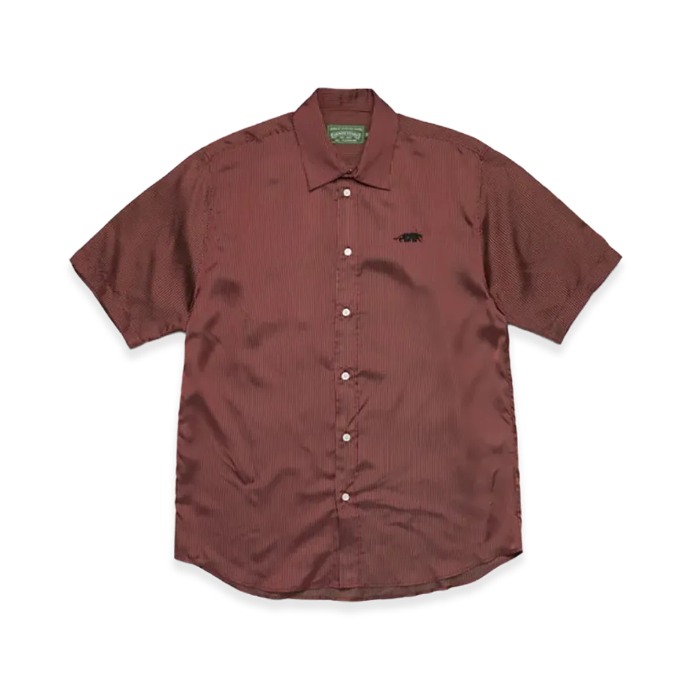 DENIM TEARS DT Panther Button Up "Red"