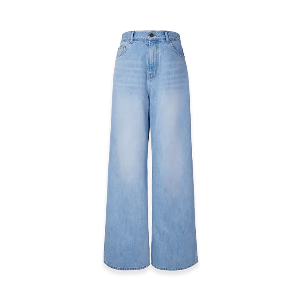 FEELS. Wide Straight Denim "Ice Blue"
