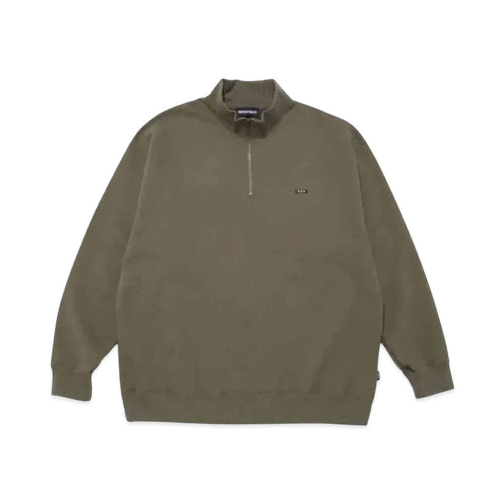 GOD SELECTION XXX Half Zip Sweat Shirt GX-A25-CS-01 "Olive"