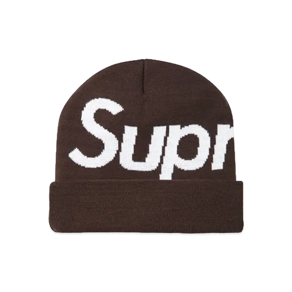 Supreme Big Logo Beanie (11FW) "Brown"