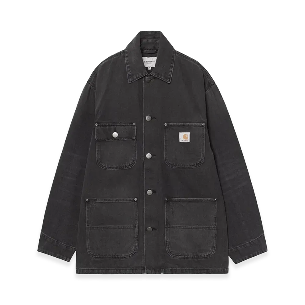 Carhartt WIP Aden Chore Coat "Black(Grind Wash)"