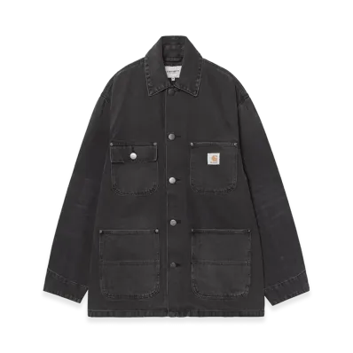 Carhartt WIP Aden Chore Coat "Black(Grind Wash)"