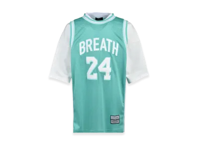 BREATH Layered Basket Ball Jersey Tee "Turquoise"