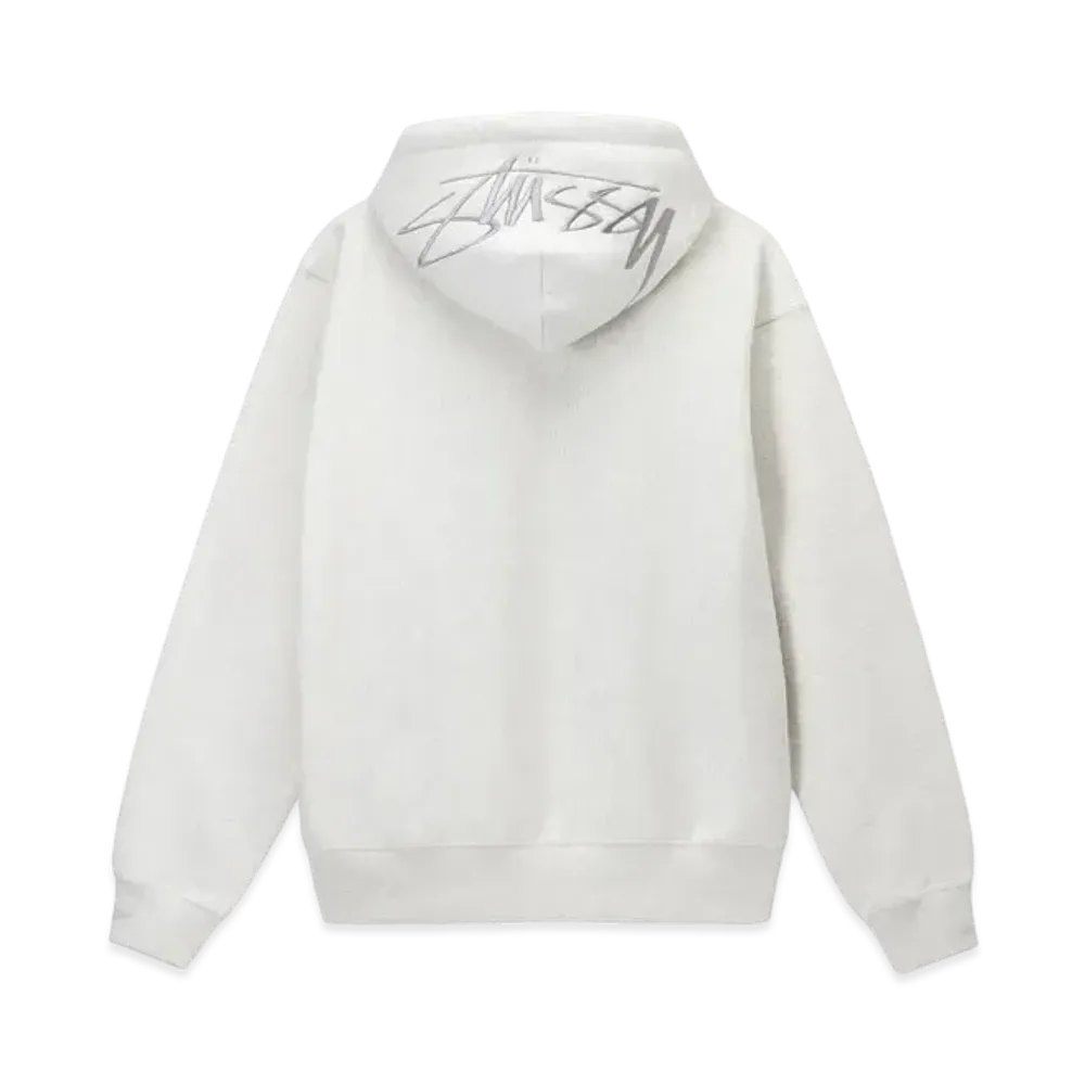 Stussy Back Applique Hoodie "Ash Heather"