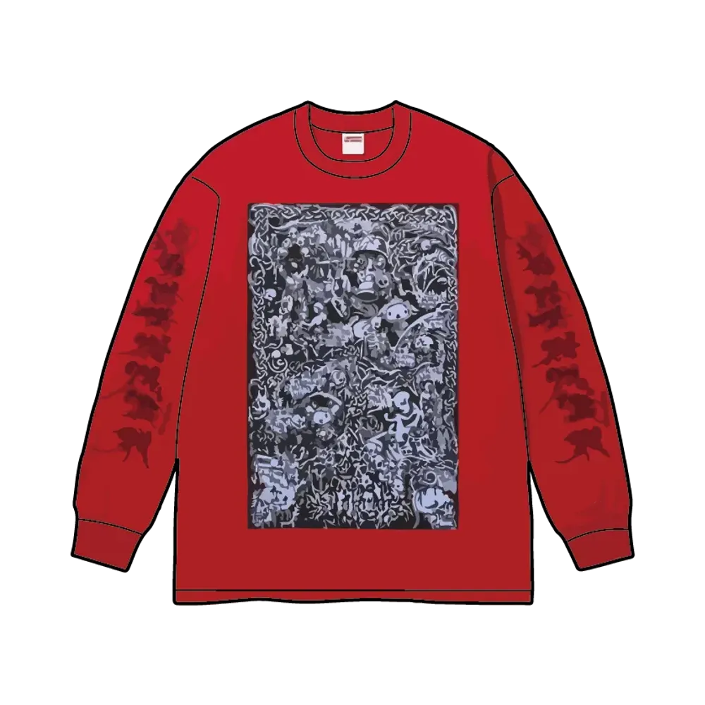 Supreme Wombat L/S Tee "Red"