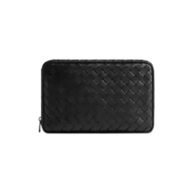 Bottega Veneta Intrecciato Large Organizer "Black"