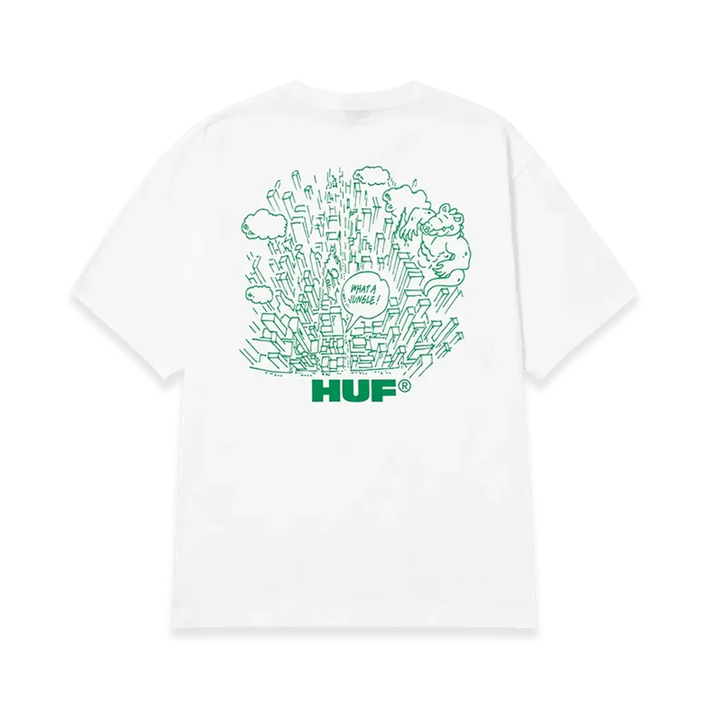 HUF What A Jungle Tee "White"