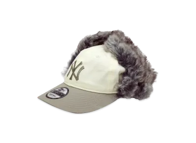 NEW ERA x THE CAP 9Thirty Cozy Flap New York Yankees "Chrome White/Stone"