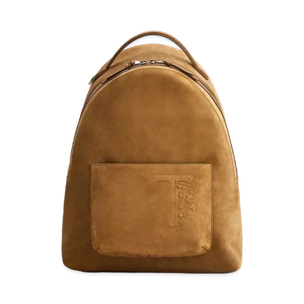 TOD'S Suede Backpack Medium "Brown"