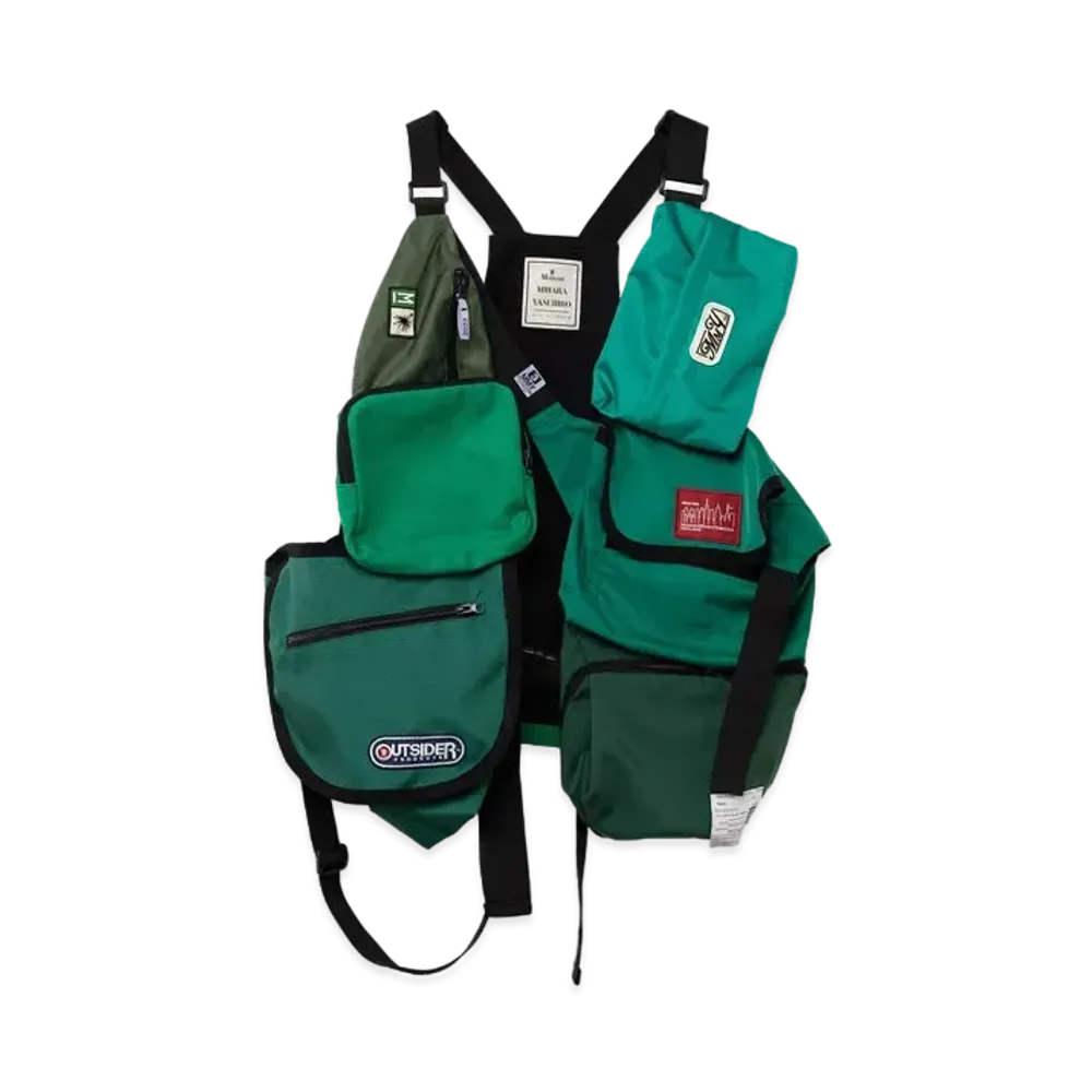 Maison MIHARA YASUHIRO Bag Vest "Green"