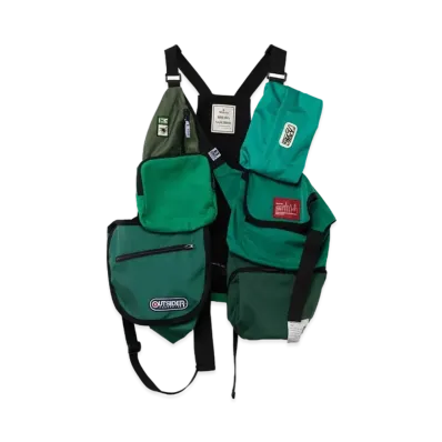 Maison MIHARA YASUHIRO Bag Vest "Green"