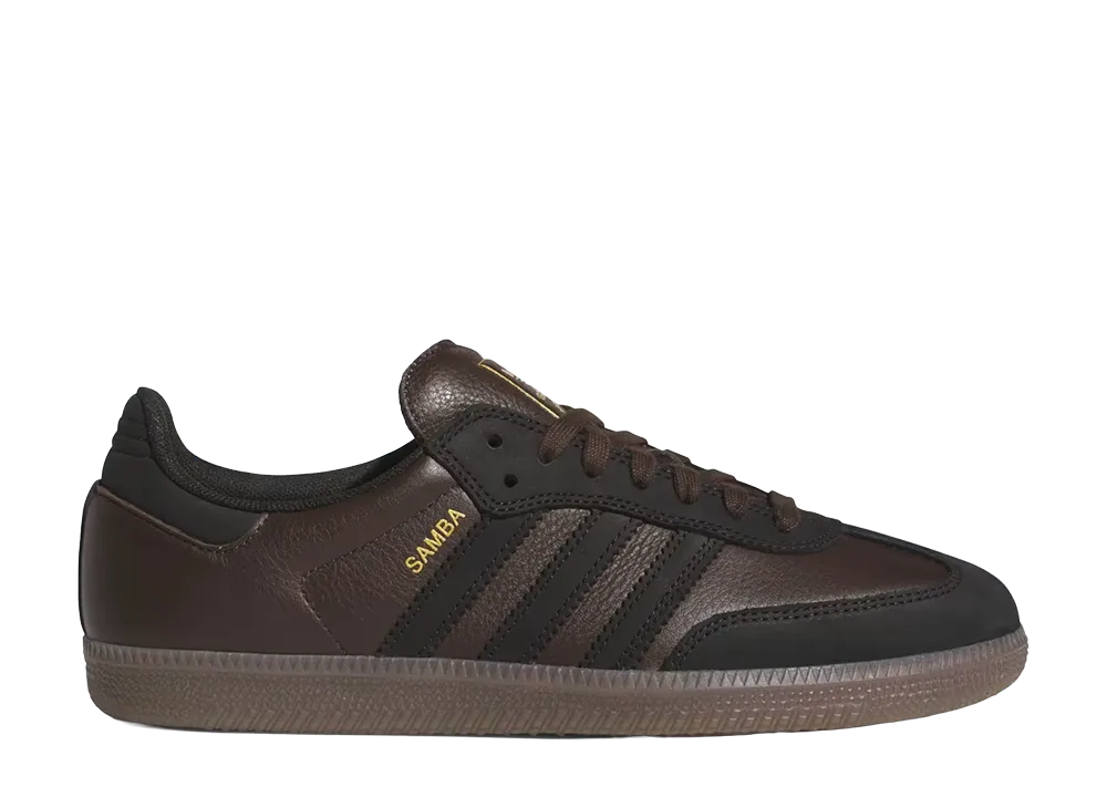 adidas Samba ADV "Dark Brown/Core Black"