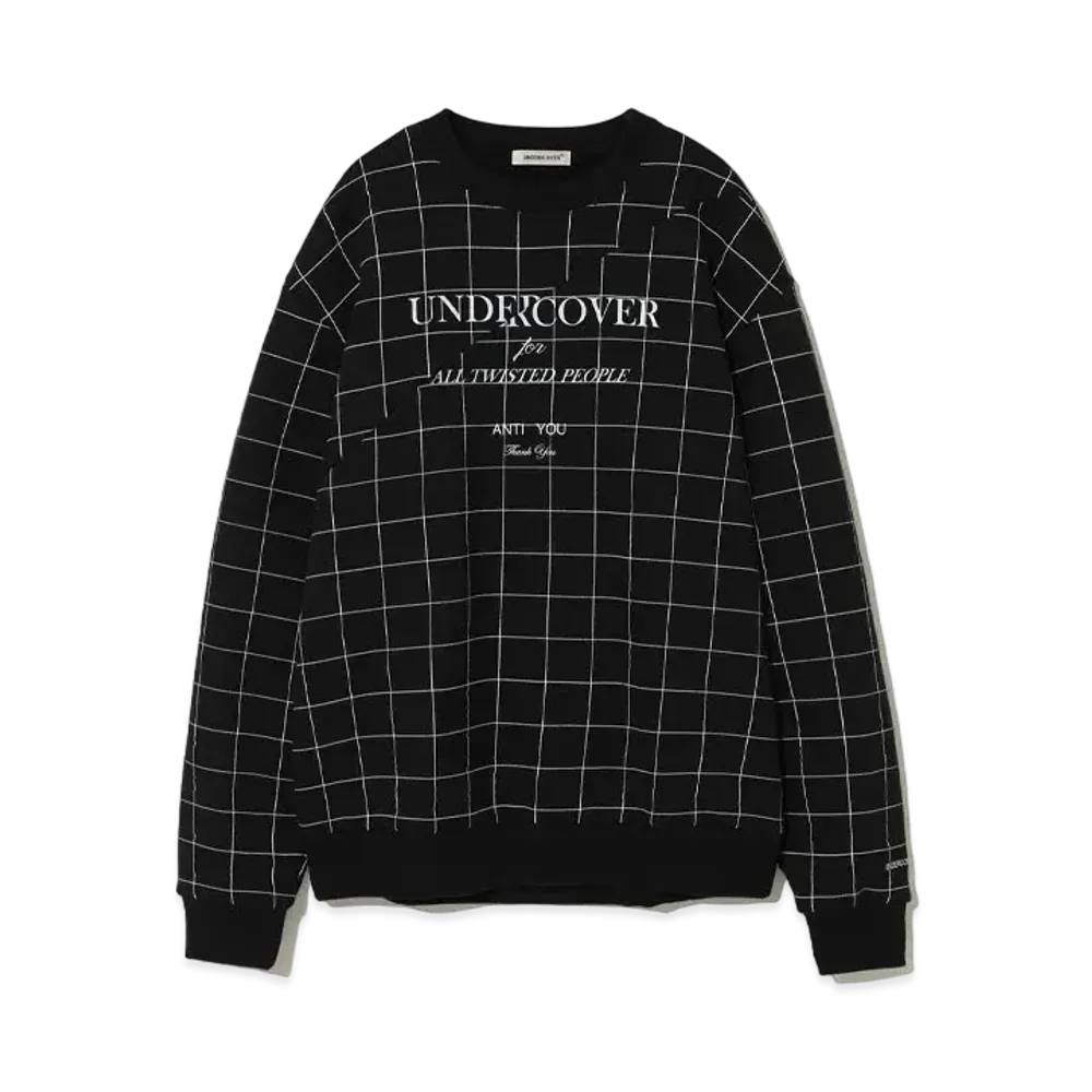 UNDERCOVER Cotton Fleece Pullover "Black"
