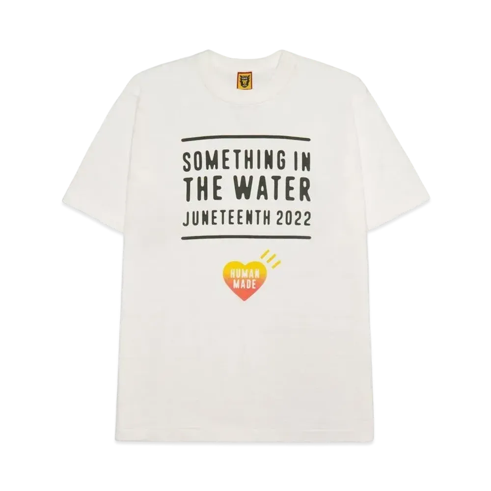 HUMAN MADE SOMETHING IN THE WATER T-SHIRT "White"
