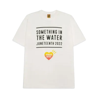 HUMAN MADE SOMETHING IN THE WATER T-SHIRT "White"