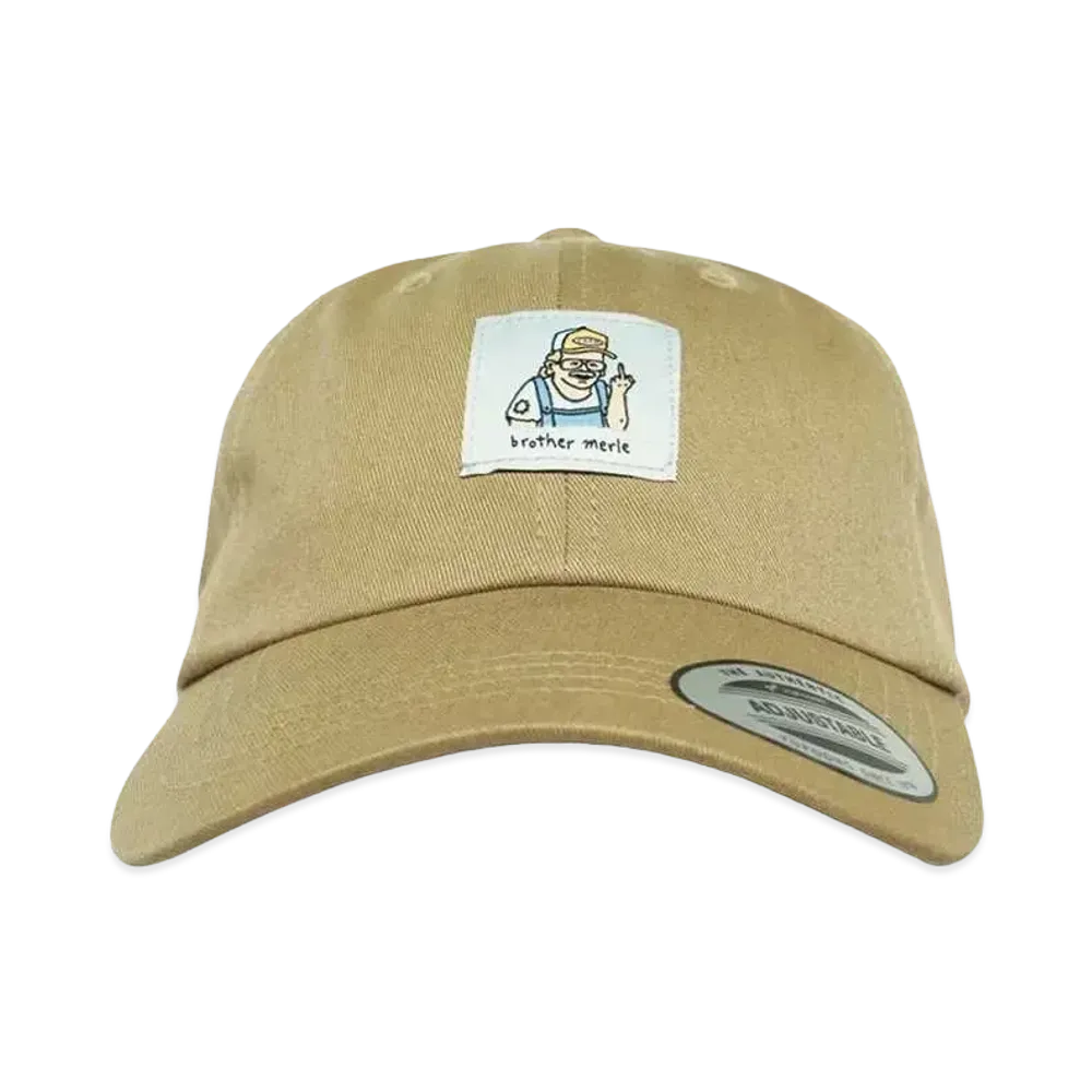 BROTHER MERLE Men's Woven Dad Hat - Randy "KHAKI"