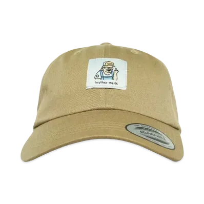 BROTHER MERLE Men's Woven Dad Hat - Randy "KHAKI"