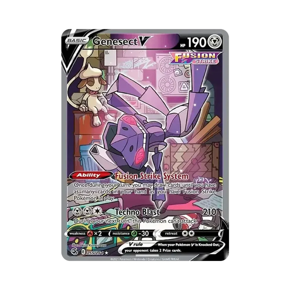 ゲノセクトV UR [255/264]【英語版】(ソード&シールド「フュージョンストライク」)