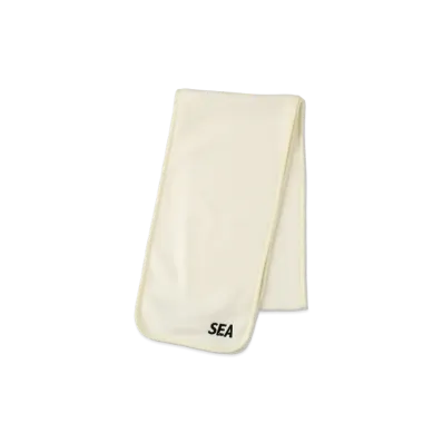 WIND AND SEA WDS-EX Polartech Fleece Scarf "White"