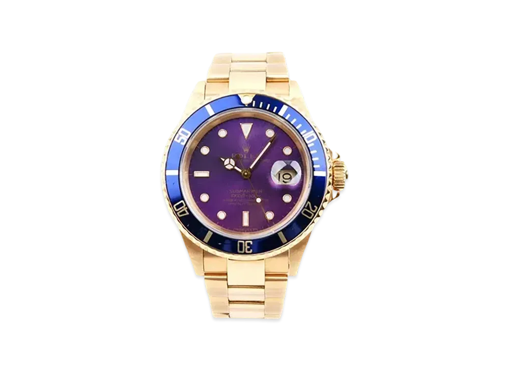 ロレックス サブマリーナー デイト パープル文字盤 16618 L2