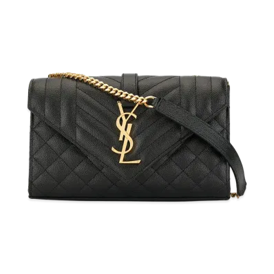 Saint Laurent Women's 'Envelope Small' Crossbody Bag "Black"