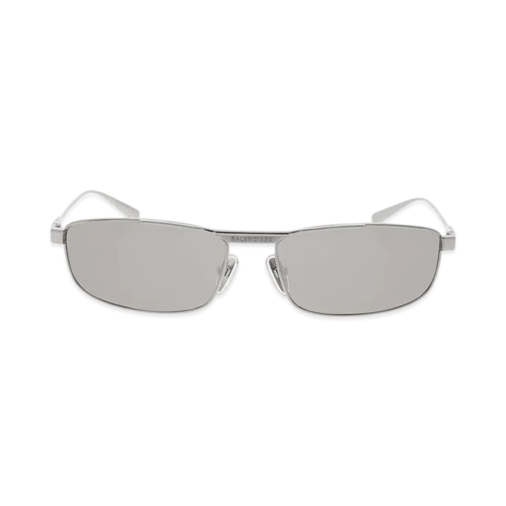 BALENCIAGA Tag 3.0 Rectangle Sunglasses "Light Grey"