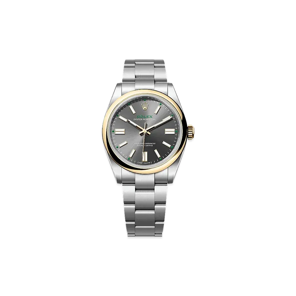 ROLEX Oyster Perpetual 41 Oystersteel & Yellow Gold "Slate"