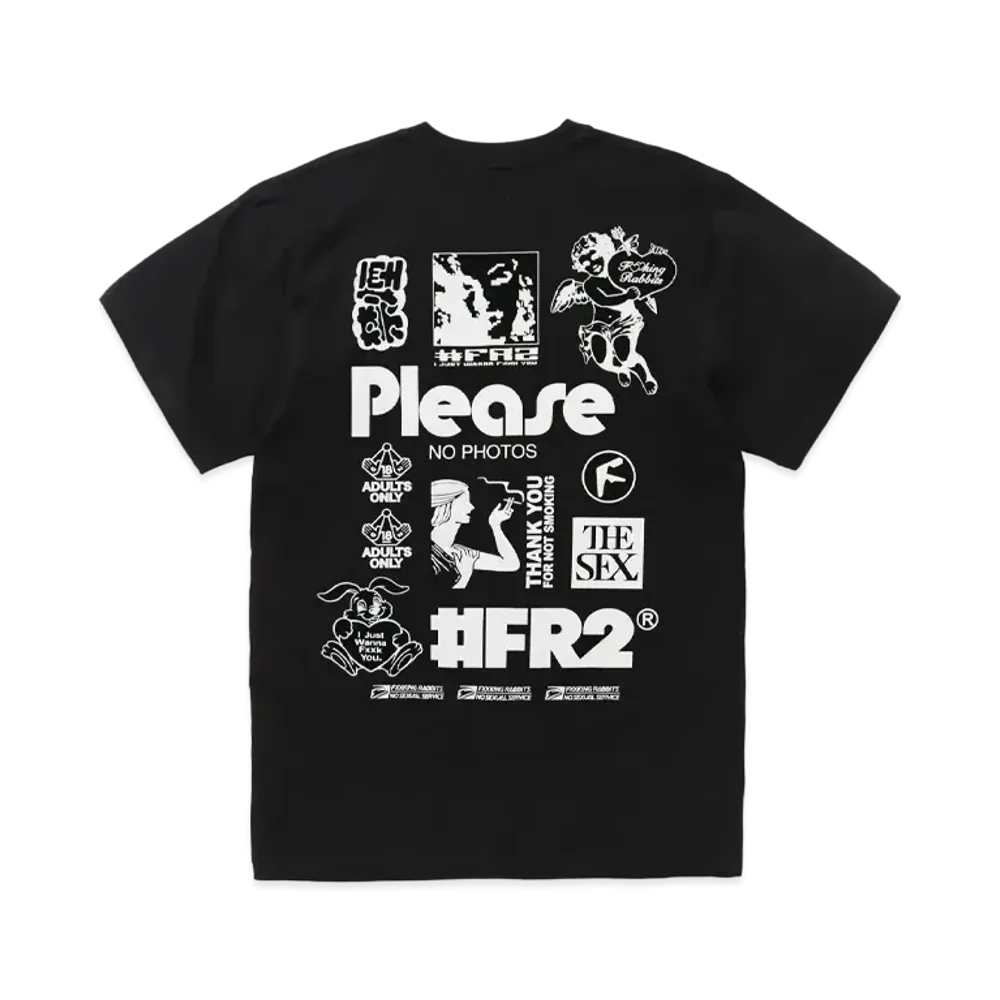 FR2 Please NO PHOTOS T-shirt "Black"