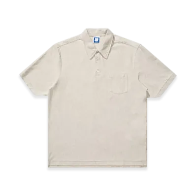 UNDEFEATED S/S Polo Tee "Beige"