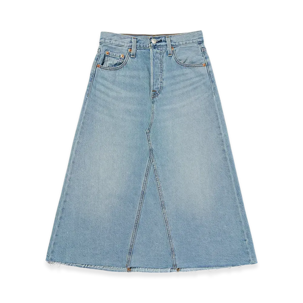 Levi's HR ALine Decon Skirt "Blue"