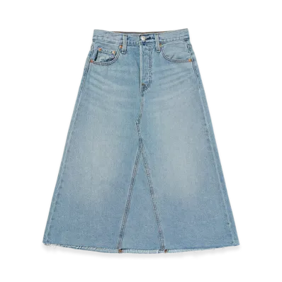 Levi's HR ALine Decon Skirt "Blue"