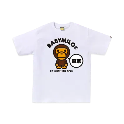 A BATHING APE Tokyo Baby Milo Tee "White"