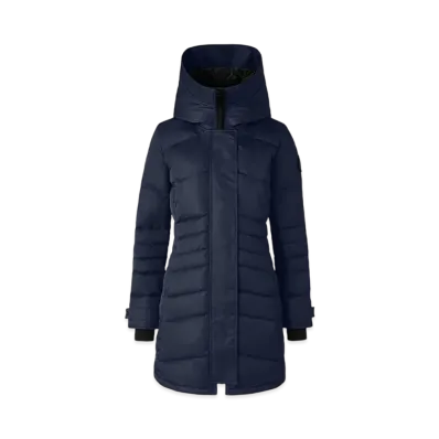 CANADA GOOSE Lorette Parka Black Label Performance Satin "StillwaterBlue"