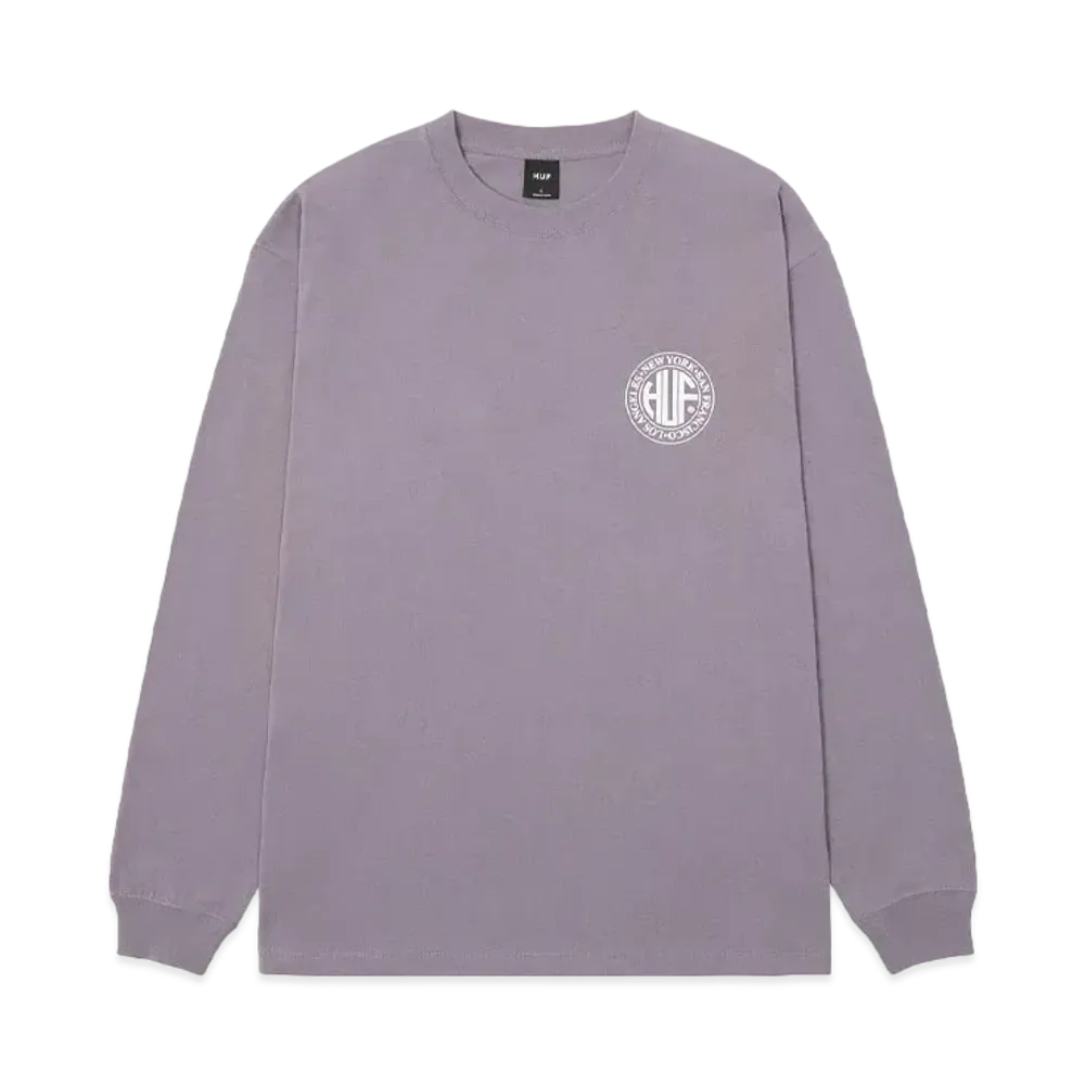 HUF Regional LS Tee "Light Plum"