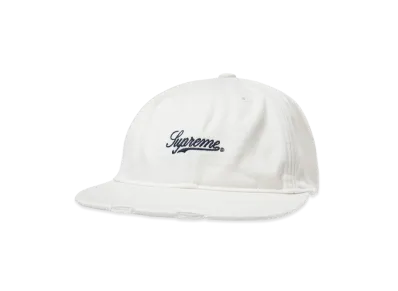Supreme Distressed Script 6-Panel "Stone"