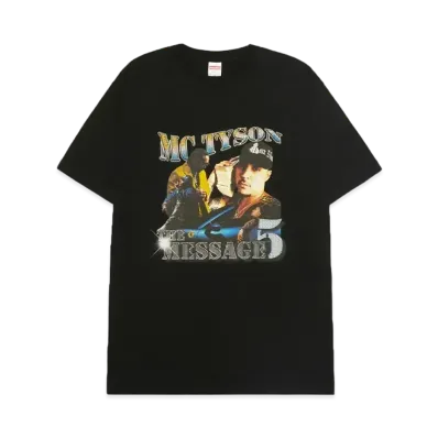 MC TYSON 【THE MESSAGE 5】 TOUR FINAL Rap T-Shirt "BLACK"