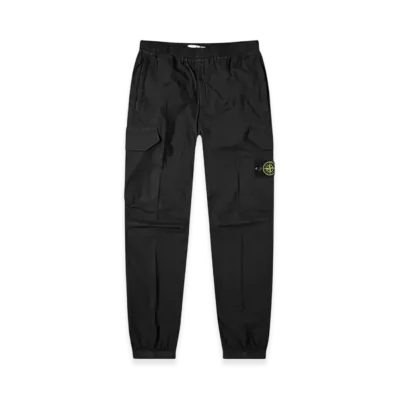Stone Island 31403 Stretch Cotton Canvas Cargo Pants - 20SS "Black"