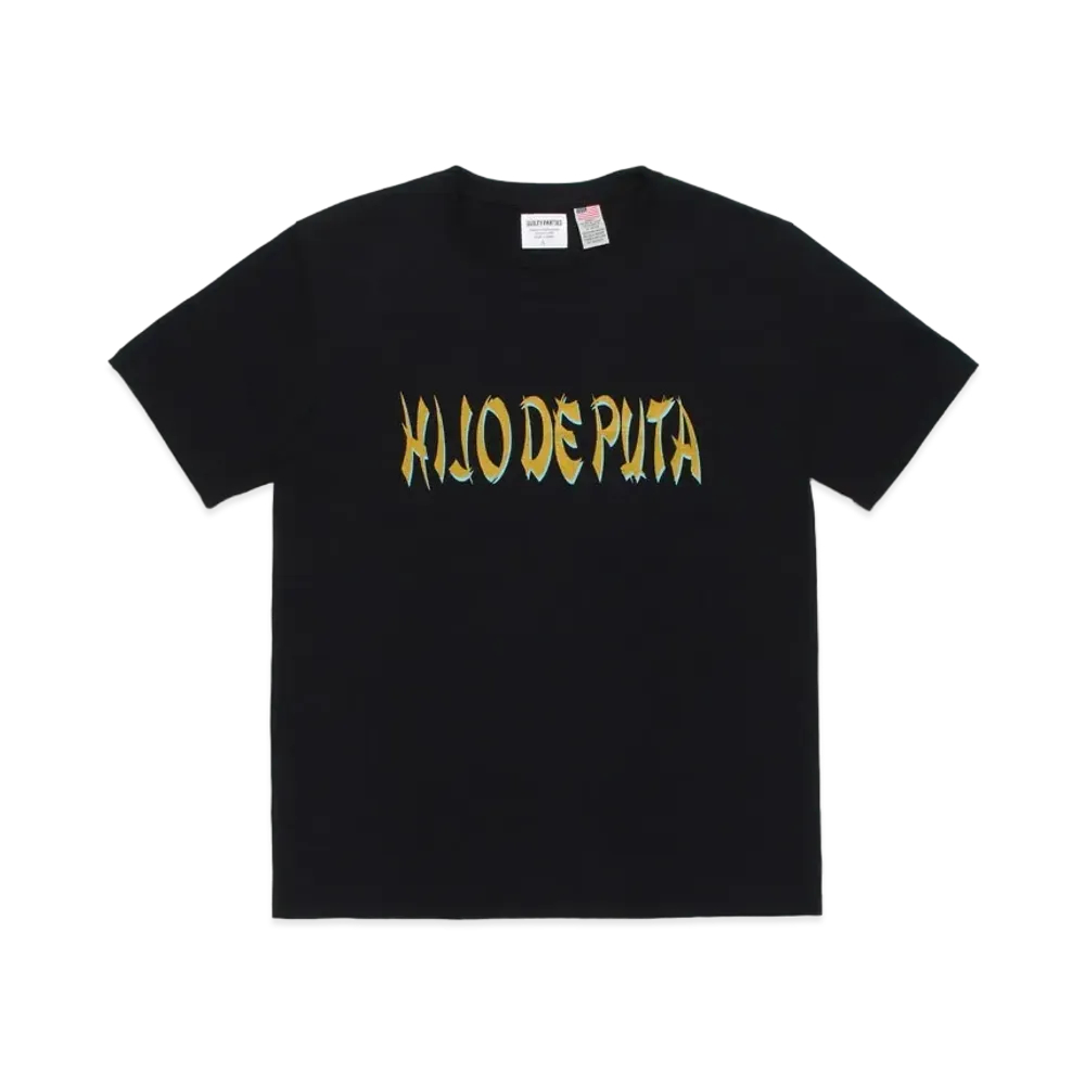 WACKO MARIA US FABRIC T-SHIRT "Black"