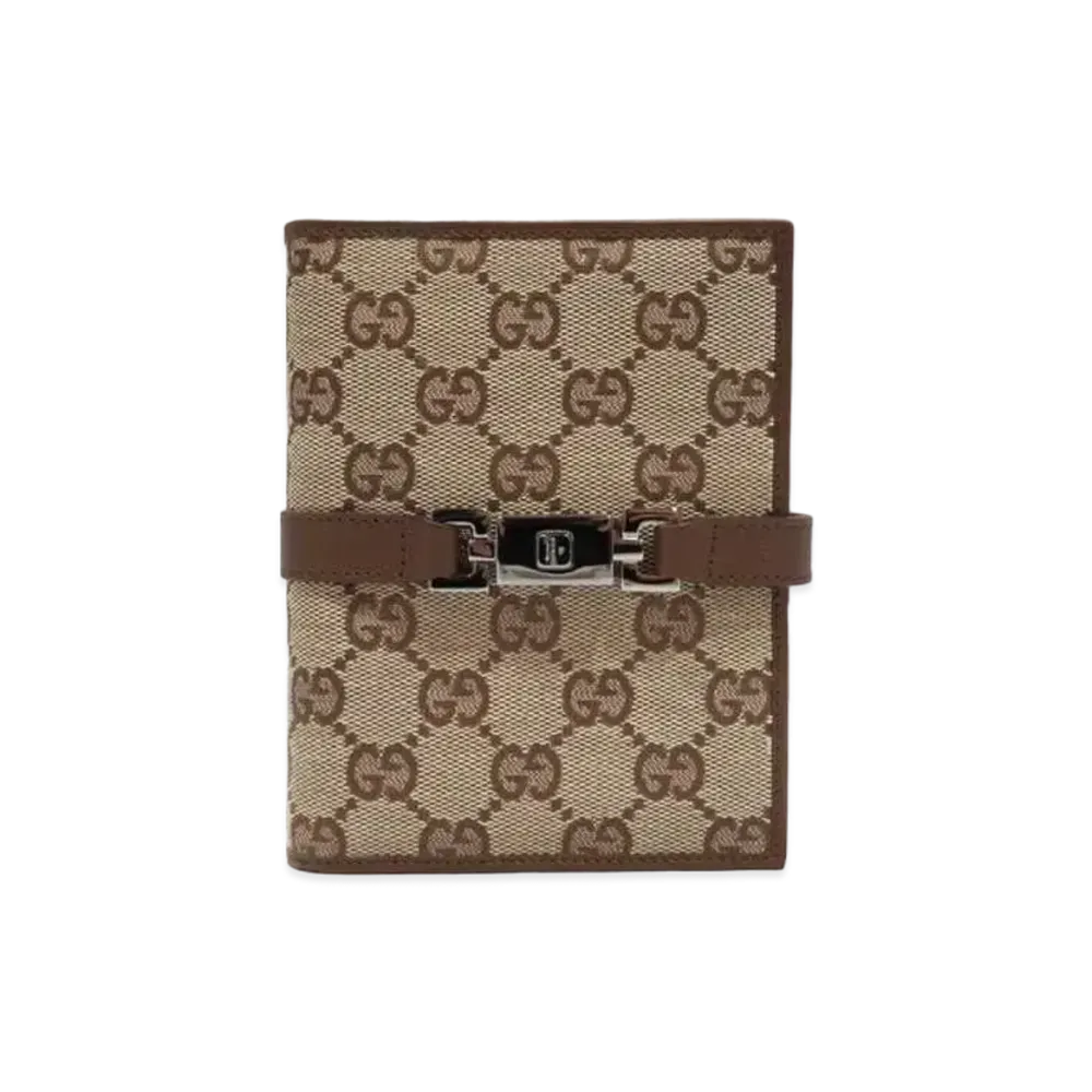 GUCCI GG Canvas Jackie Note Cover "Beige"
