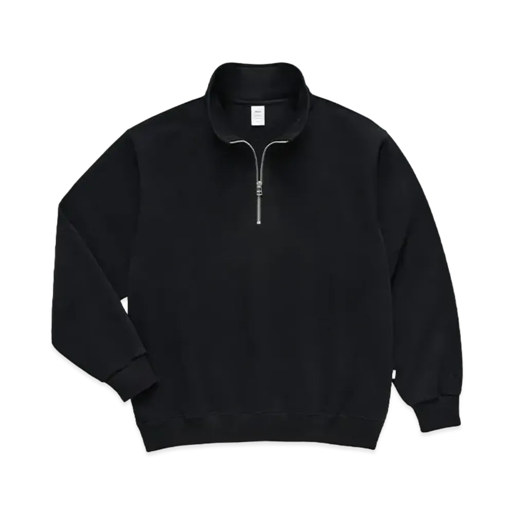 JJJJound J2000 Quarter Zip "Black French Terry"