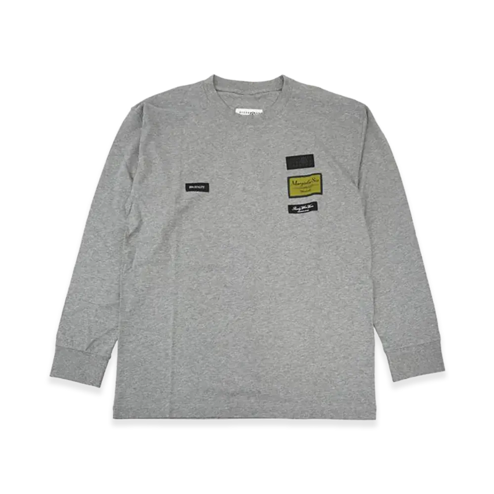 MM6 Maison Margiela Labelpatch Long Sleeve Tee "Grey"