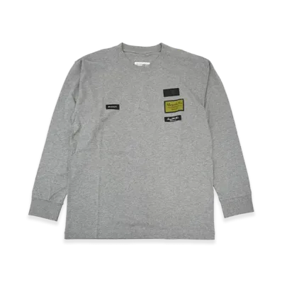 MM6 Maison Margiela Labelpatch Long Sleeve Tee "Grey"