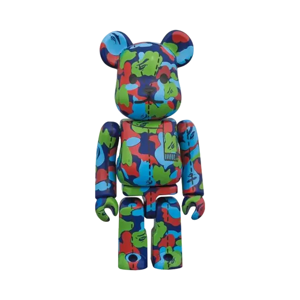 Bearbrick A BATHING APE® 28TH ANNIVERSARY CAMO#1